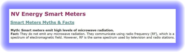 NV Energy Microwave Radiation