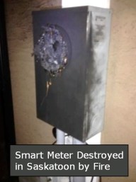 SaskPower Smart Meter Fire