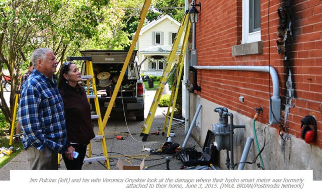 Ball of Fire from Hydro Smart Meter.May 2015.A