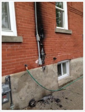 Collingwood Smart Meter Fire