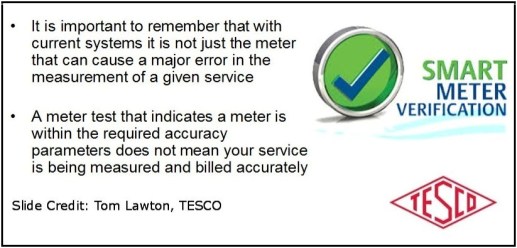 TESCO Information on Meter Accuracy