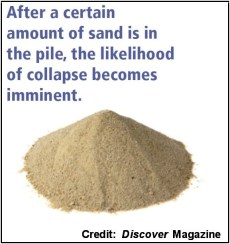 Sand Pile Collapse from Discover