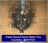 Owen Sound Smart Meter Fire March 2016